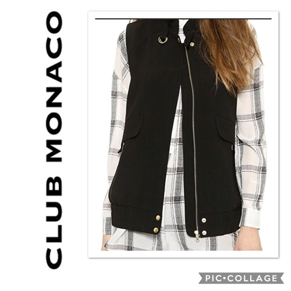 CLUB MONACO Elycia Vest Jacket - Picture 1 of 8